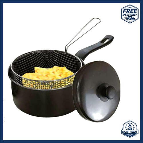 Chip pan with lid - pan,