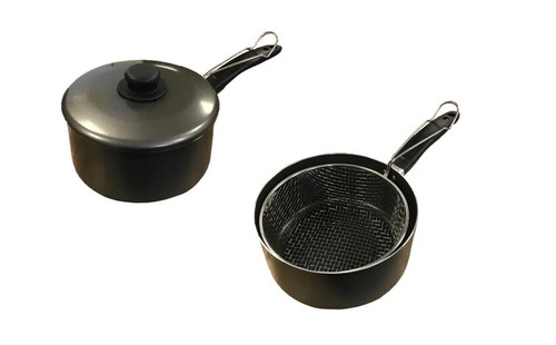 Chips pan with - chips,