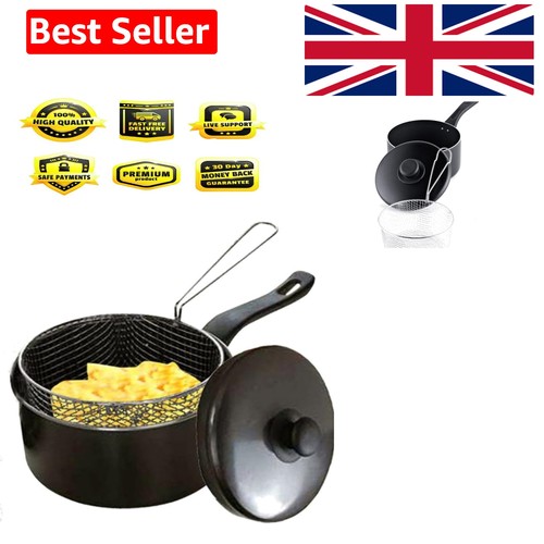 20cm chip pan with lid - chip, wire