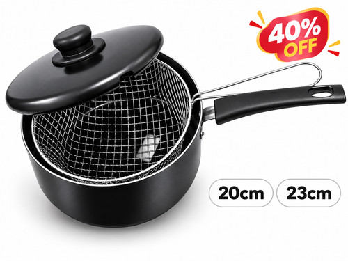 Non stick chip pan - pan, fat