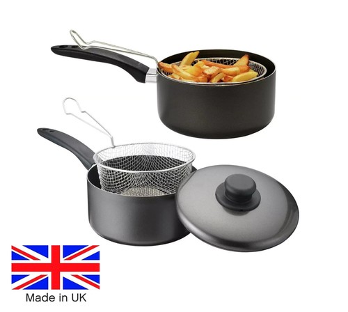Chip pan fryer basket non - chip,
