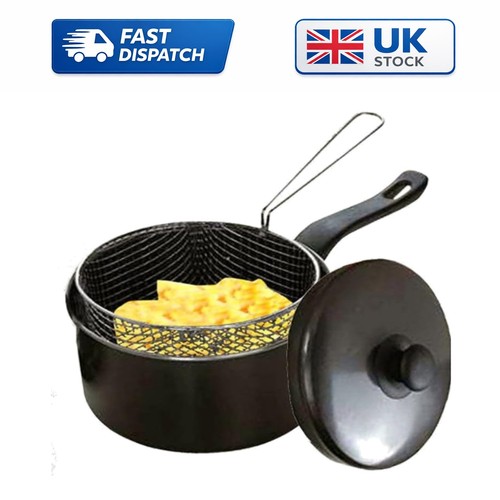 Deep 20cm chip pan set - deep,