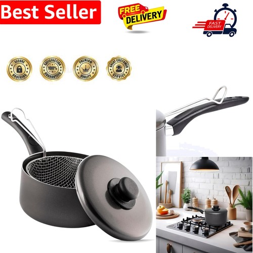 Chip pan with basket lid - with, &